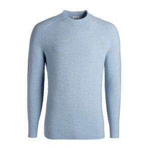 Phil Petter Seamless Sweater Made Of Merino Wool in Eisblau XL
